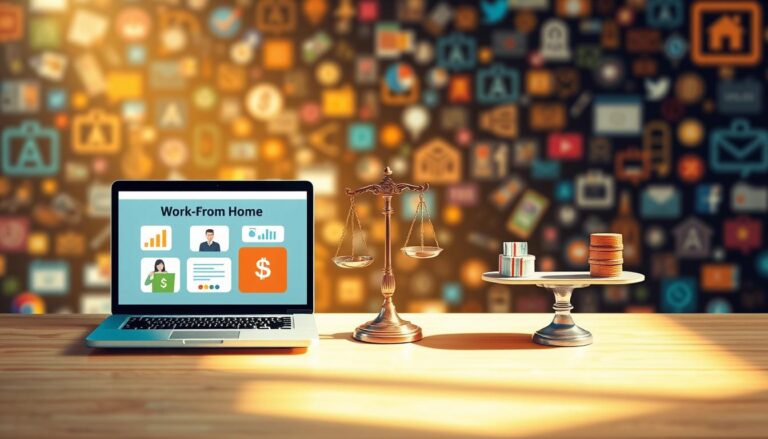 تطبيقات العمل من المنزل