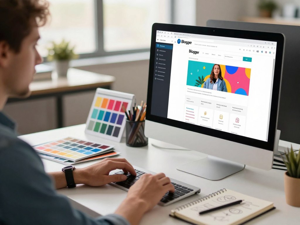 إنشاء مدونة بلوجر