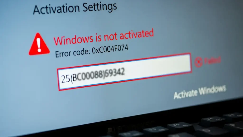 Windows activation error: Fix Can't Activate Windows