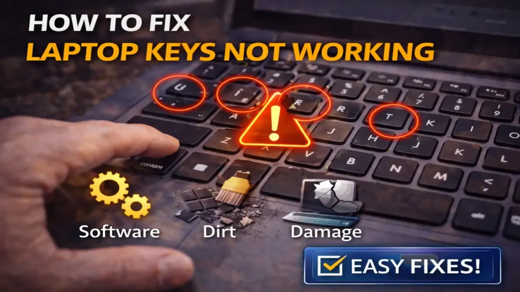 Laptop Keys Not Working? Fix Them Step by Step