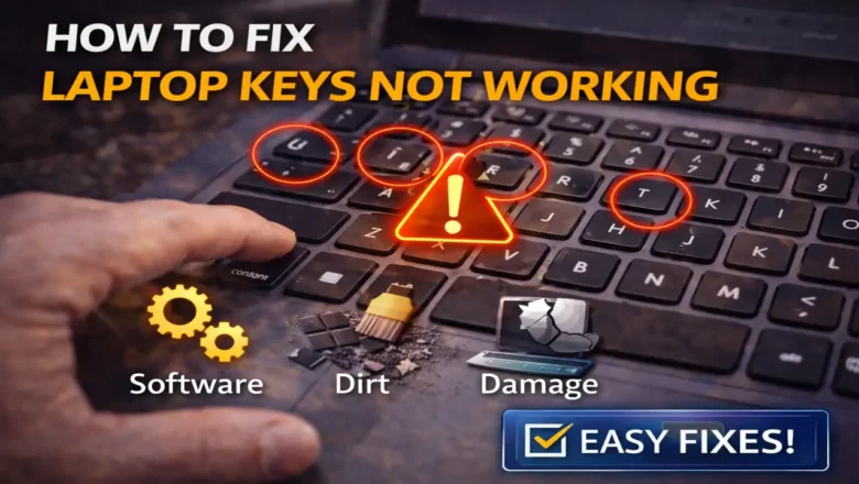 Laptop Keys Not Working? Fix Them Step by Step
