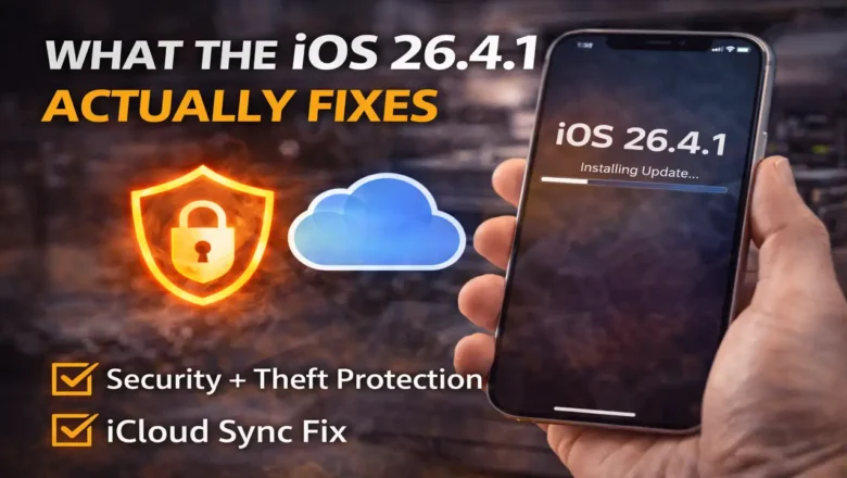 iOS 26.4.1 Update: Security and Sync Fixes