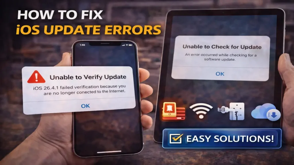 iOS Update Errors How to Fix Them Fast