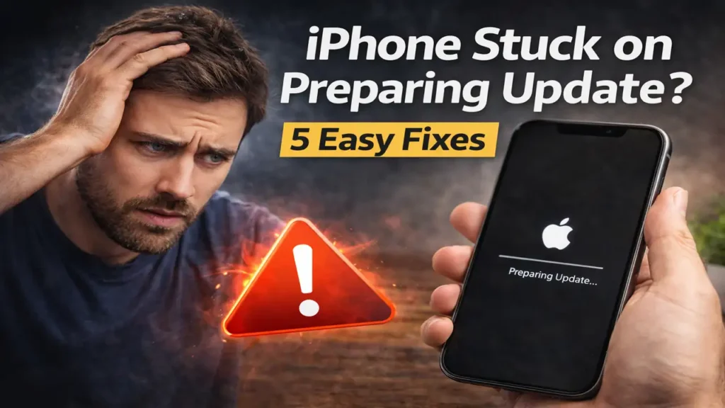 iPhone Stuck on Preparing Update 5 Easy Fixes