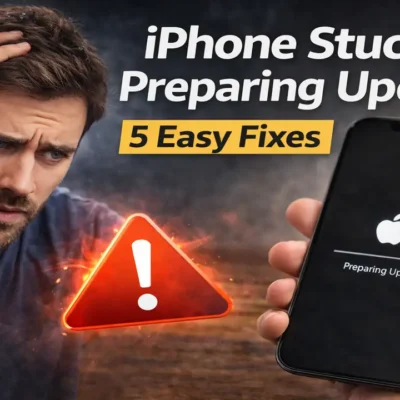 iPhone Stuck on Preparing Update? 5 Easy Fixes