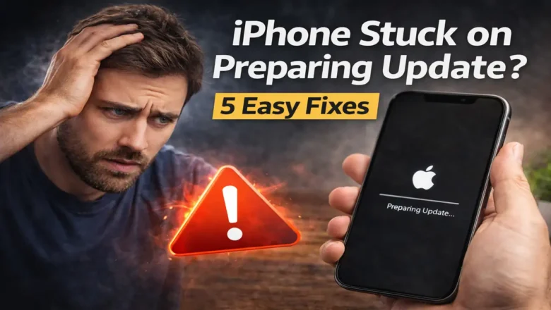 iPhone Stuck on Preparing Update? 5 Easy Fixes
