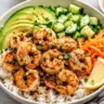 Garlic Butter Shrimp Rice Bowls