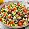 Mediterranean Chickpea Cucumber Salad